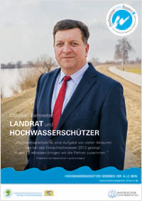 Plakat zur Aktion Hochwasserschützer