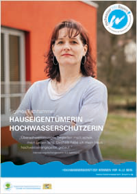 Plakat zur Aktion Hochwasserschützer