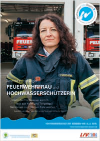 Plakat zur Aktion Hochwasserschützer