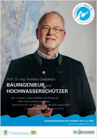 Plakat zur Aktion Hochwasserschützer