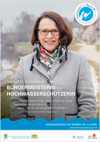 Plakat zur Aktion Hochwasserschützer