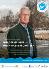 Plakat zur Aktion Hochwasserschützer