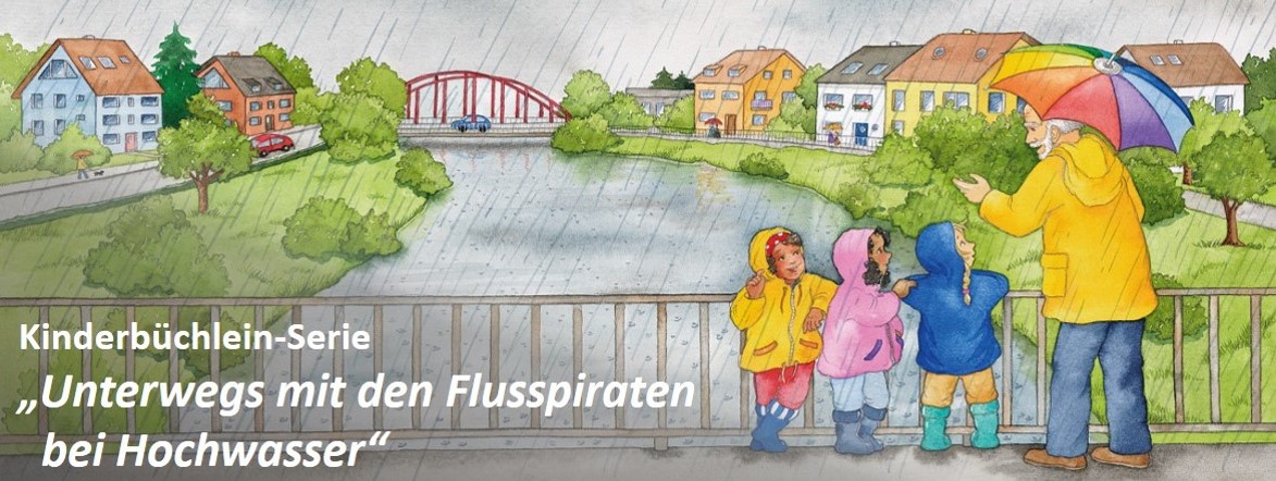 Titelseite Unterwegs mit den Flusspiraten bei Hochwasser